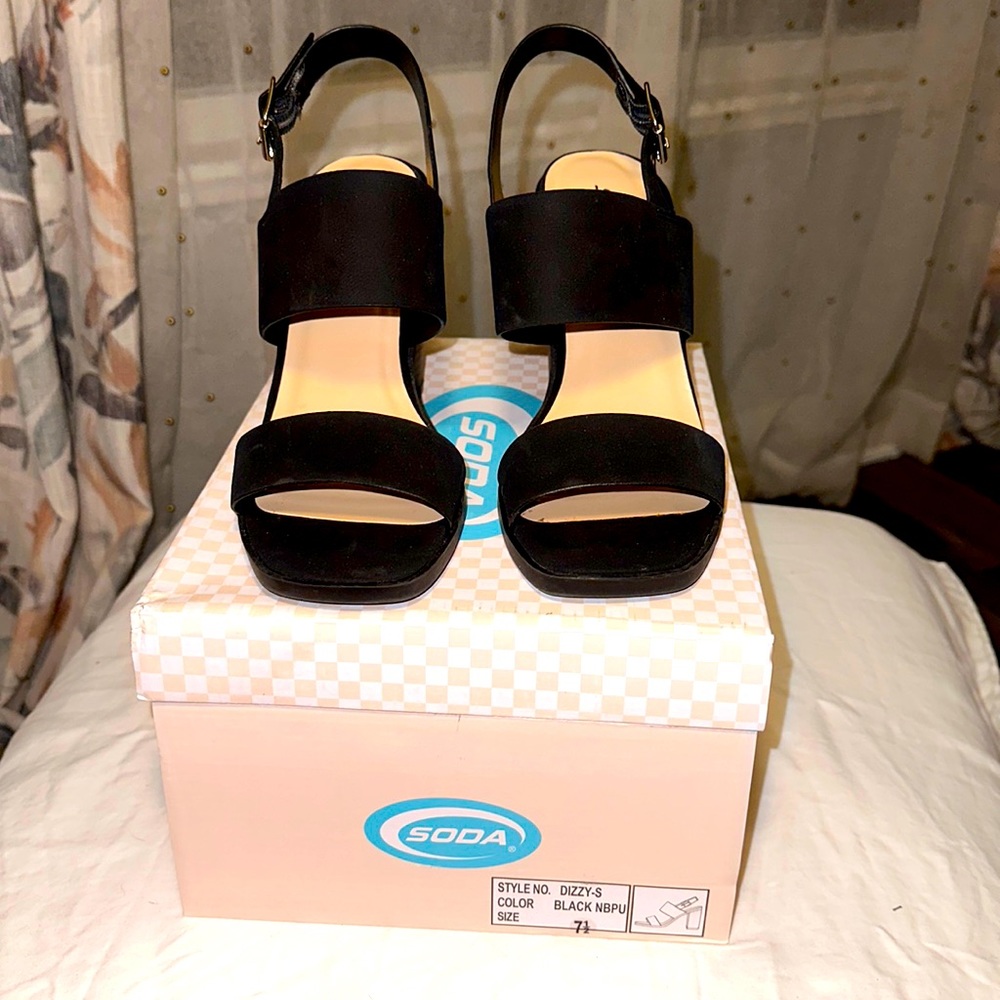 SODA DIZZY-S Black heels